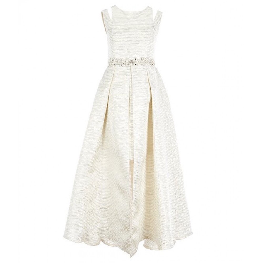 ❌ SOLD ❌ Rare Editions Gold Walk Through Dress